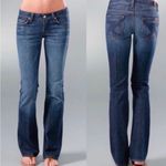 7 For All Mankind 7 FOR ALL‎ MANKIND Flynt Denim Jeans Womens SIZE 28 low rise bootcut y2k western Photo 6