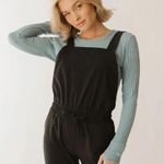 ALBION FIT Albion XS Tall Black Classic Overall Jumpsuit Photo 1