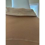 Women's Blue B Collection Peach Button Photo 6