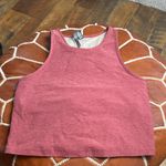 Vuori Vuoir Red Fitted Crop Tank Top Size Small Photo 0