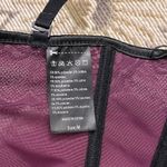 Purple & Black Bustier Top Lace Corset Lingerie Strapless M Medium Photo 3