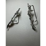 Butterfly Ear Cuff Earrings Silver Tone Crawler Clip On Wrap Earrings Photo 1