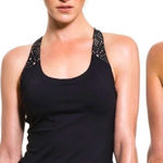 Alo Yoga  Women's Black patina bra Crossback Tank Top size L Photo 0