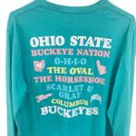 Champion , Ohio, Ohio State, buckeyes size large, long sleeve blue crewneck T-shi Photo 4