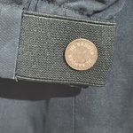 Jil Sander  Navy Blue Silk Lined Jacket Snap on Button Italy size 42 Photo 6