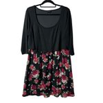 Torrid  floral‎ sweater dress women’s size 1X Photo 1