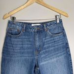 Topshop  Womens Blue Classic‎ Five Pocket High Waisted Cropped Mom Jeans Size 28 Photo 3