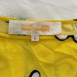 Diane Von Furstenberg Diane‎ Von Furstenberg Floral-Print Cropped Handkerchief Coverup Top Size Large Photo 4