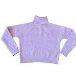 Kut From The Kloth pink wool blend cropped turtleneck sweater xs Photo 1