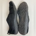 Skechers Sketchers Black Embroidered Floral Lace Relaxed Fit Memory Foam Shoes Photo 7