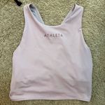 Athleta  XL Conscious Crop Train Logo Signature Cropped Tank Light Pink‎ Active Photo 6