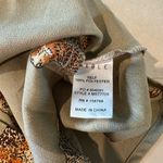 NWOT MABLE Boutique Sage Green Satin Cheetah Drawstring Pull On Shorts Small​ Photo 7