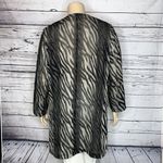 St. Bernard Classics Collection Size 20 Animal Print Duster Cardigan Jacket Photo 3
