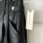 Anthropologie Maeve Faux Leather Tapered Pleated Pants, Size 2 Photo 10