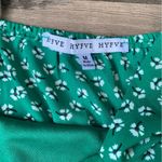 HYFVE  Women’s Green Floral Short Jumpsuit Size M Photo 2