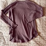 American Eagle Light Purple Waffle Knit Tee Size XS Photo 2
