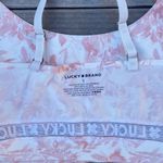 Lucky Brand Floral Pink Long Line Bralette Size S Photo 2