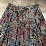 Jos. A. Bank Vintage Midi Skirt Floral Tapestry Design Pockets Women’s US sz 6 Photo 6