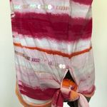 White Stag  Womens T.Shirt Size Small 4-6 Sequined Front Side Tie New Photo 2