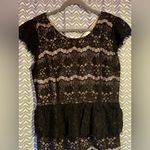 Anthropologie  / Maeve | Elsa peplum lace dress, size L Photo 3