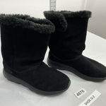 Skechers Womans Sketchers Goga Mat Comfort Pull On Winter Boot 6.5 Black Lined Photo 0