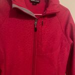 Kirkland Signature Womens Kirkland Pink Water-Repellent Wind Resistant Softshell Jacket Size Small Photo 1