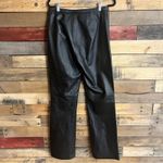 Newport News  Easy Style Black Leather Pants Size 8‎ Photo 1