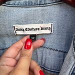 Juicy Couture 🥳 Outlaw Etiquette Blue Denim Jacket XL Photo 3