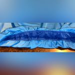 Pretty Garden NWT Mock Turtleneck Sleeveless Cropped Bubble Top Blue Size L Photo 4