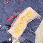 Vintage Tweety Bird Warner Bros Studio Denim Long Sleeve Button cover shirt l Blue Size L Photo 3