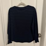 Jessica Simpson Jessica SimpsonNavy and Black Striped Long Sleeve Top Photo 2