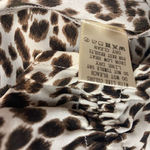 Very J Ruched Animal Print Midi Skirt Size Large Hand Measures Smaller Photo 8