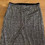 Anthropologie  Maeve Anina Shimmer Preppy Holiday Cheetah Whimsigoth Midi Skirt 6 Photo 2