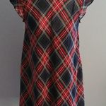 Like Mynded Plaid Short Sleeve Sheath Dress S Photo 1