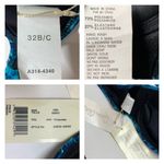 Gideon Oberson Blue Halter Bandeau Bikini with Top Strap Detail Size undefined Photo 7