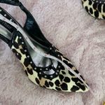 White House | Black Market Jacquie Calf Hair Leather Pumps Cheetah Heels 7.5M Photo 7