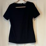 A pea in the pod A Pea In The Pod Black Short Sleeve Maternity Top Size Large Photo 1