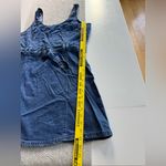 American Eagle  Dark Blue Denim Belted Mini Dress or Jumper Size Large Photo 8