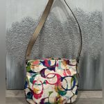 Coach  Poppy Signature Stamped C MultiColored Crossbody Photo 0