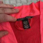 Victoria's Secret Victoria’s Secret Red Satin Kimono Robe XS/S Pink Trim (No Belt) Photo 1