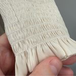 Ulla Johnson Amal Ivory Silky Ruffle Long Sleeve Wrap Top Boho Mini Dress Sz 8 Photo 9