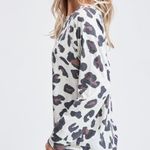 Phil Love  Leopard Print Pullover Sweatshirt Grey Black Size Large NWT Photo 1