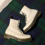 Dr. Martens 1460 Patent Leather White Boots Photo 0