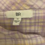 BP  Plaid Button-Up Shirt in Light Purple Photo 4
