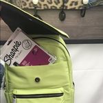 Madden Girl New Back to School Ready Top Flap Nylon Backpack Citrus Green Photo 2