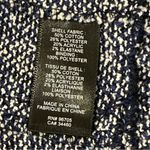 Rebecca Taylor Tweed Peplum Jacket Size 2 Blue Frayed Hem Preppy Classic Chic Photo 9