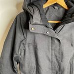 Lululemon Blizzard Parka Black Heathered Dark Gray Coat Jacket 6 Down Winter Photo 4