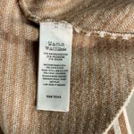 Tahari  Brown and White Striped Women's Sweatshirt Photo 2