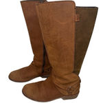 Teva  De La Vina Dos Tall Bison Waterproof Leather Brown Over the Knee Boots Photo 0