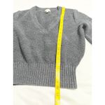 Crippen Womens Navy Blue V Neck 100% Cotton Long‎ Sleeve Textured Knit Sweater M Size M Photo 7